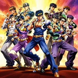 us presidents as anime characters attacking full body high detailed pinterest hd crunchyroll anime opening action scene jojo bizarre