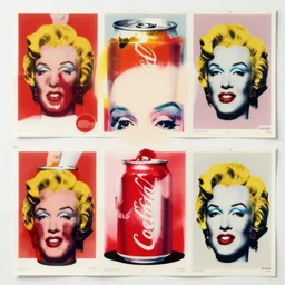 coke cans posters by andy warhol