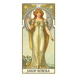 full - body portrait, imogen poots paladin, by yoann lossel, jakub rebelka. art nouveau neo - gothic tarot card by mucha. dota. swirly intricate linework background. gaudy colors, sharp edges. ultra clear detailed. 8 k. elegant. octane render