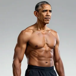 muscular armored barack obama by daniel gerhartz, trending on art station