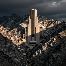lakeside mountains, soviet constructivism