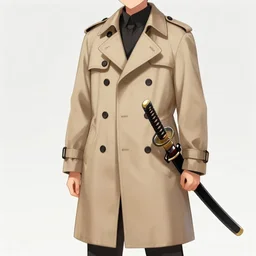 reddit user with a katana and trench coat.