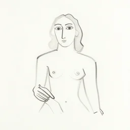 minimalist picasso lineart