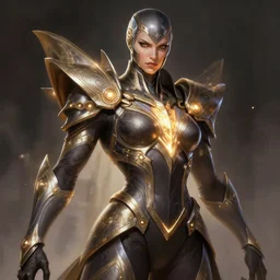 portrait of apex legends darkseid, intricate, elegant, glowing lights, highly detailed, digital painting, artstation, glamor pose, concept art, smooth, sharp focus, illustration, art by artgerm and greg rutkowski, artey freytag