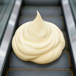 mayonnaise on an escalator