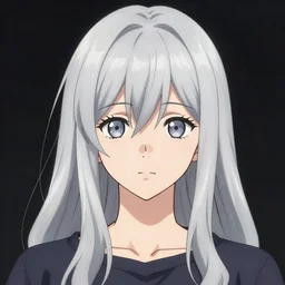 silver hair girl, multicam, portrait ilustration by Krenz Cushart Shinji Aramaki and Takehiko Inoue