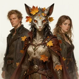 autumnal chimaera, art by artgerm and greg rutkowski and magali villeneuve, portrait, d & d, fantasy, highly detailed, digital painting, trending on artstation, concept art, sharp focus, illustration