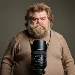 photograph portrait of Big Chungus, intricate detail, sigma 85mm f/1.4, 4k, depth of field, high resolution, 4k, 8k, hd, full color