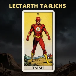 cover art of the flash as a tarot card