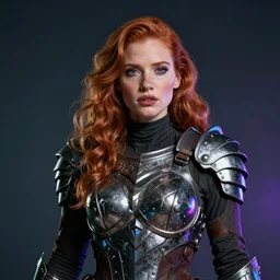 jessica chastain portrait, dystopia core, apocalyptic, armor, warrior, dramatic, sharp focus, fiction, neon, fantasy, hyper detailed, digital art, trending in artstation, cinematic lighting, studio quality, smooth render, unreal engine 5 rendered, octane rendered, art style and nixeu and wlop and krenz cushart