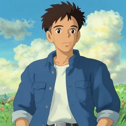will smith anime style, artwork by akira toriyama, studio ghibli,,