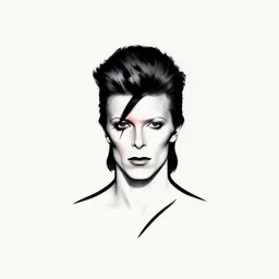 david bowie minimalist tattoo designs
