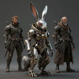 biomechanical dieselpunk vorpal bunny 4 k unreal engine artstation cinematic mood lighting by emil melmoth h r giger brian froud gustave dore albrecht durer hieronymus bosch greg rutkowaki