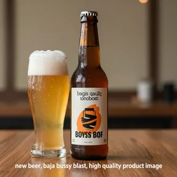 “new beer, baja bussy blast, high quality product image”