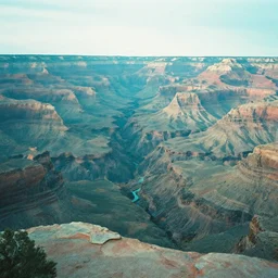 stamps of a turquoise canyon, film, soft lighting, album art