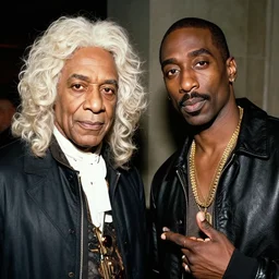 sir isaac newton and tupac shakur, homies, good friends