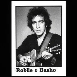 black - and - white risograph of robbie basho