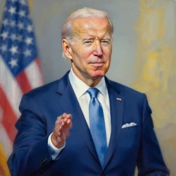 “Fernando Botero style painting joe biden”