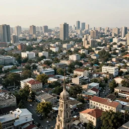 beautiful photograph of marxist human settlement, city, communist, big city.