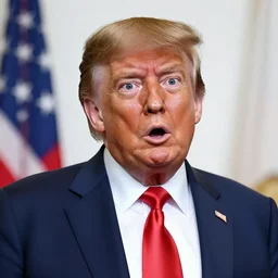 trump looking surprised