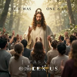 a picture of if God was one of us