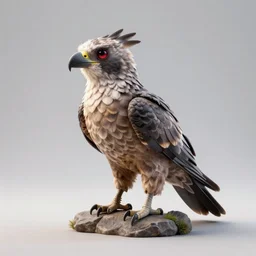 A feathered raptor, illustrated by Antoine Verney-Carron and J. Lesaffre, trending on artstation, 4k, 8k, artstation 3d render, artstation 3d, artstation graphics, artstation lighting