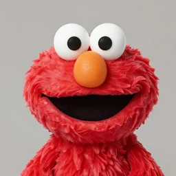 Elmo, shape icecream