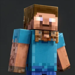 steve from minecraft, character portrait, concept art, intricate details, highly detailed 4 k by greg rutkowski, michael whelan