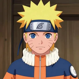 A beautiful portrait of Naruto, frontal, digital art by Eugene de Blaas and Ross Tran, vibrant color scheme, highly detailed, in the style of romanticism