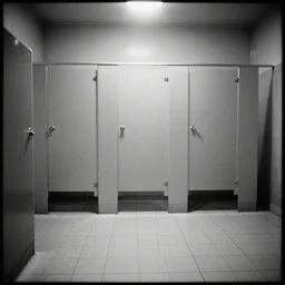 movie still of empty big public shower with tiles floor, cinestill 8 0 0 t black and white, by andrei tarkovsky, heavy grain, high quality, high detail, ultra wide lens, cinematic composition, dramatic light, lens flares, anamorphic, trail cam footages