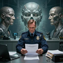 an fbi agent stuck inside a government mind control program looks for classified documents, beksinski, wayne barlowe, very coherent symmetrical artwork, cinematic, hyper realism, high detail, octane render, 8 k