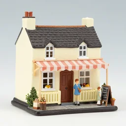 cornwall collectors society figurine bh 1 4'blisland bakery'miniature, 1 9 9 2