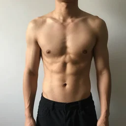 a man with infinite abs