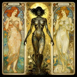 soul stealer, game concept by Artgerm and greg rutkowski and alphonse mucha