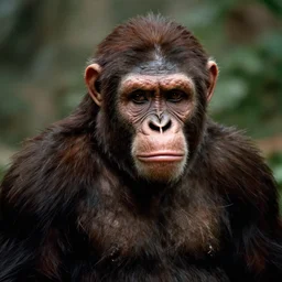 stunning film photograph of willem dafoe as an ape