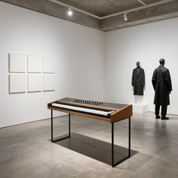 a dezeen showroom, archdaily, minimalissimo photo of minimal synthesizer by john pawson, virgil abloh,