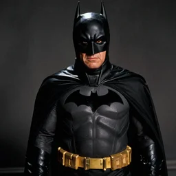 Movie still of Danny Devito playing the role of Batman in the movie the batman