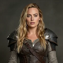 margot robbie portrait as a dnd character fantasy art.