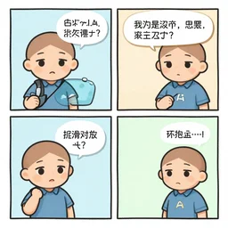 3 panel cartoon strip by about bad a. i.