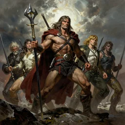 robert e. howard, conan the barbarian by boris vallejo, julie bell, luis royo, frank frazetta, frank frazetta, ken kelly, simon bisley, richard corben