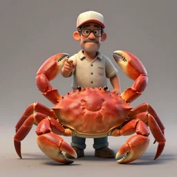 crab seller, americana toursim, lowbrow, matte painting, 3 - d highly detailed, in the style of mark ryden,