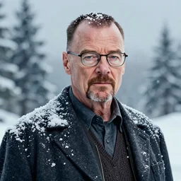 walter white is fused with snow, hyperdetailed, artstation, cgsociety, 8 k