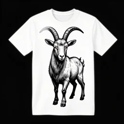 satanic goat vector illustration, graphic tees