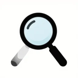 magnifying glass icon,