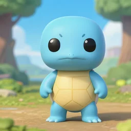 a funko pop of squirtle ( pokemon )