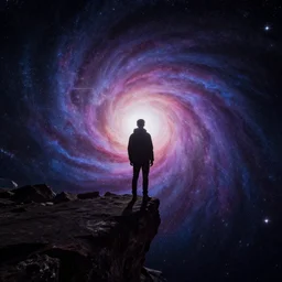 standing at the edge of the universe