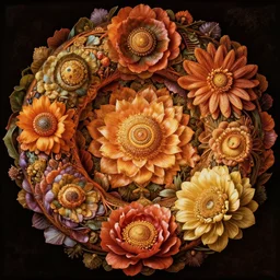 the ouroboros of infinite flower universes, by paolo uccello, dichromatism, paradox, volumetric light, insanely detailed and intricate, hypermaximalist, warm colors, dramatic lighting, smooth, sharp focus, extremely detailed, aesthetically pleasing composition