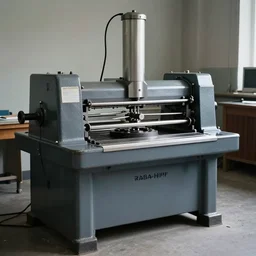 Photo of a Raba-Hiff machine, by Alvar Gullichsen