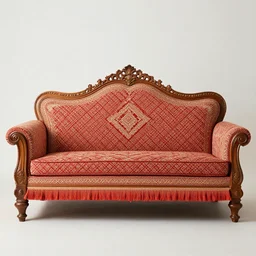 assamese mekhela bihu gamosa sofa couch by louis wain