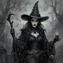 A ultra detailed matte painting of a wicked witch, concept art by Anato Finnstark, trending on artstation,